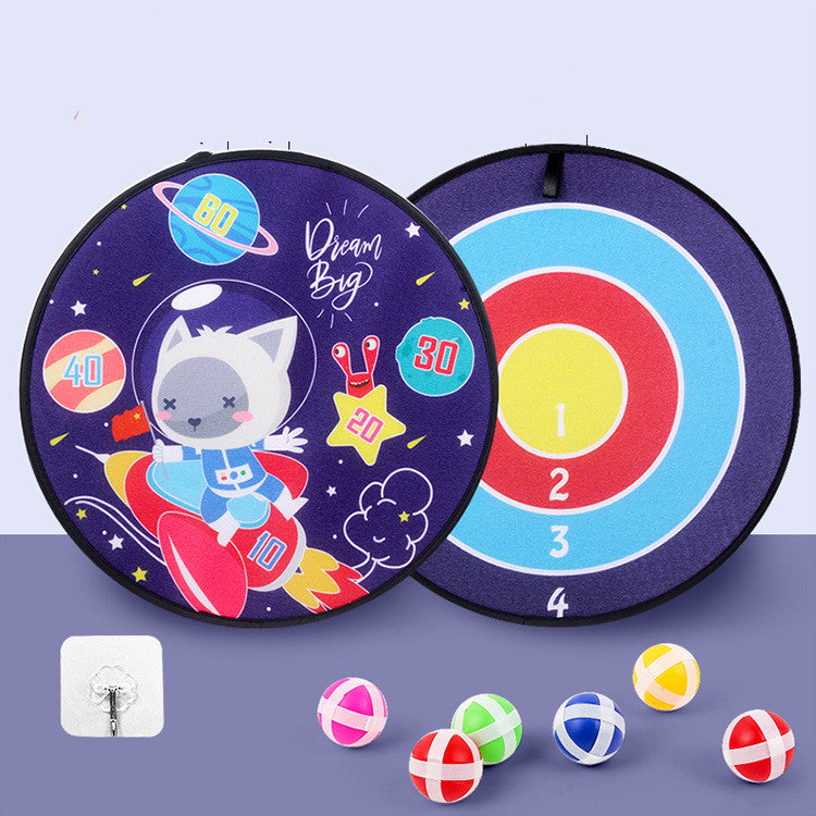 Spot Children's Sticky Ball Dart Board Cartoon Fun Dart Board