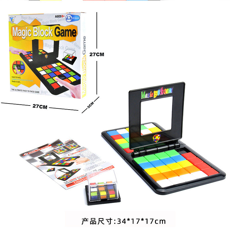 Color Battle Square Race Game Parent-Child Square Desktop Kids