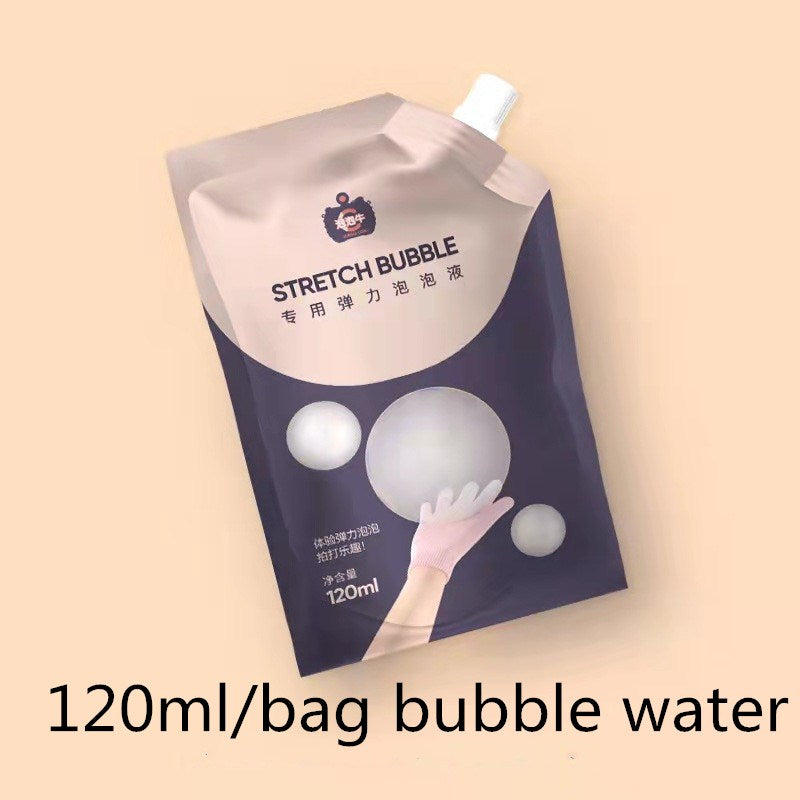 Elastic Smog Bubble Machine With Water Bubble Wand Girl Heart Toy