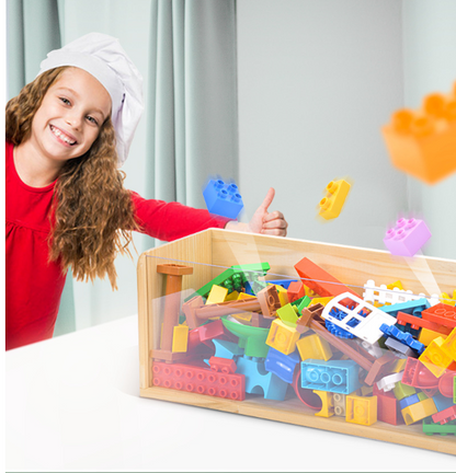 Home Multifunctional Storage Box Brick Wall Toys