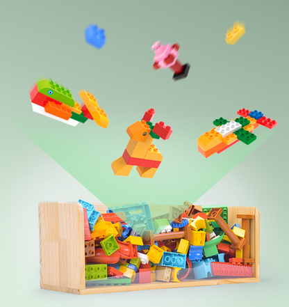 Home Multifunctional Storage Box Brick Wall Toys