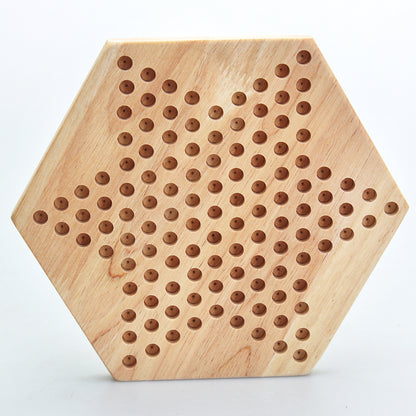 Wooden Puzzle Desktop Hexagon Checkers