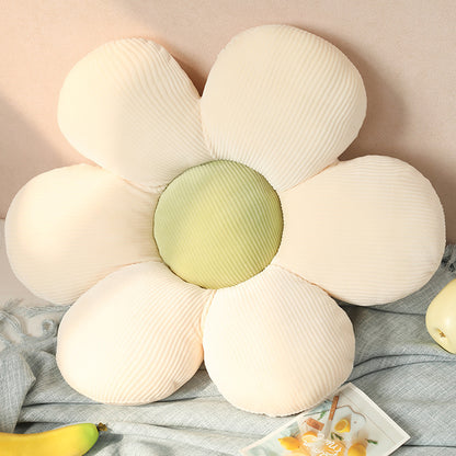 Small Daisy Flower Throw Pillow Cushion Floor Chair Cushion