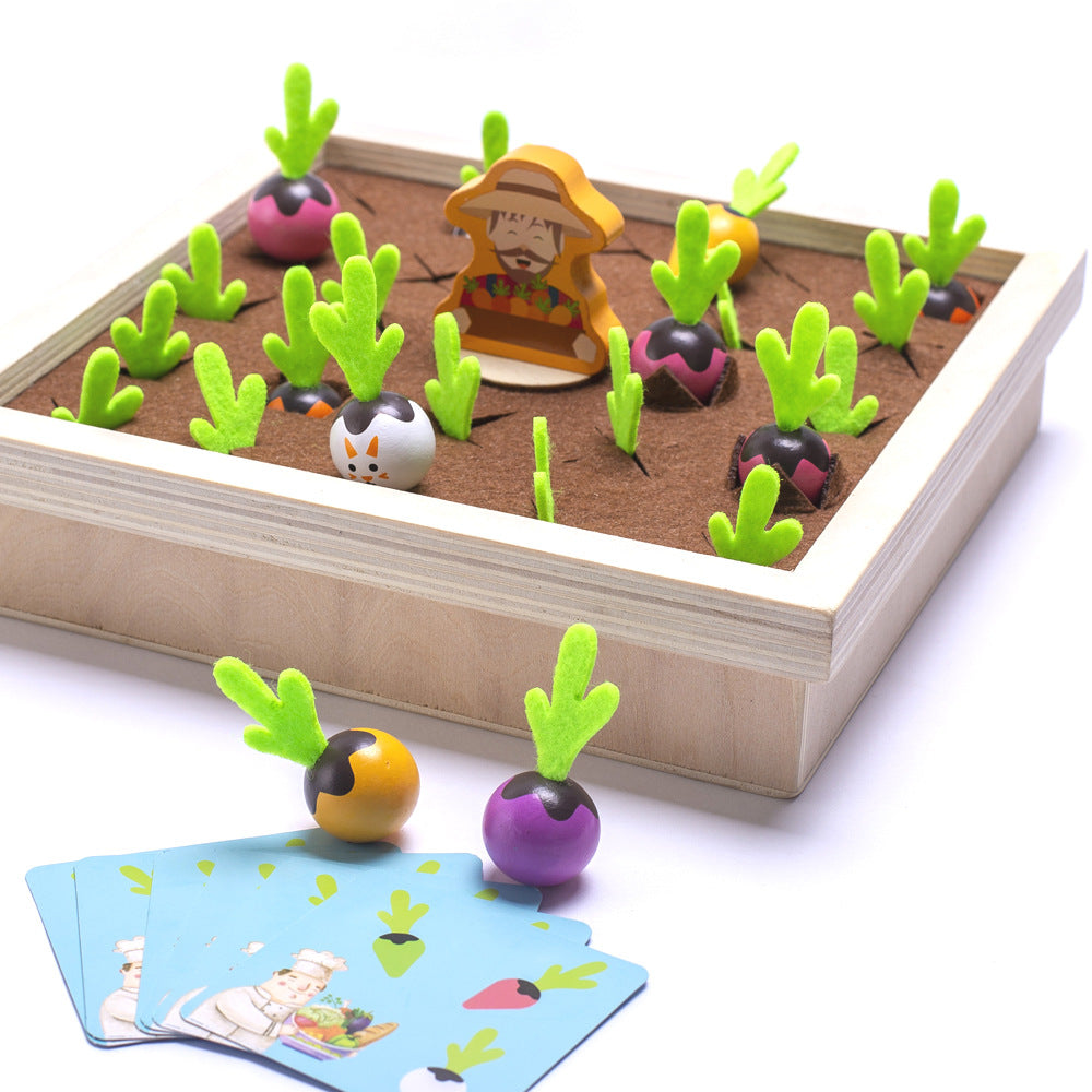 Children's Board Game Puzzle Radish Manor Toy