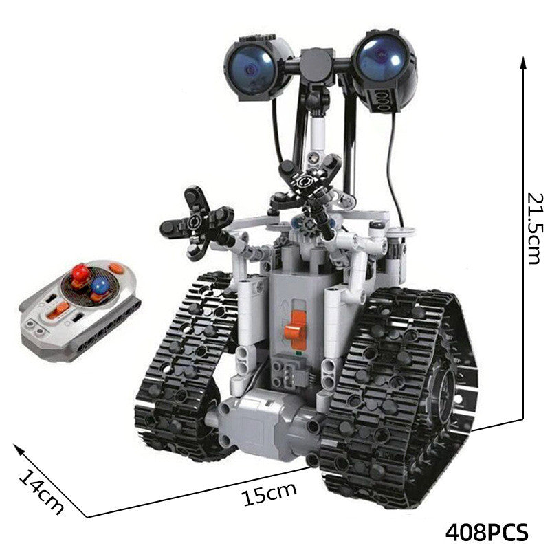 Remote Control Robot Assembling Technology Electric Building Blocks Educational Toys