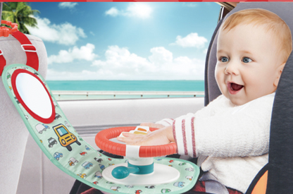 Baby Kids Eletric Simulation Steering Wheel Toy