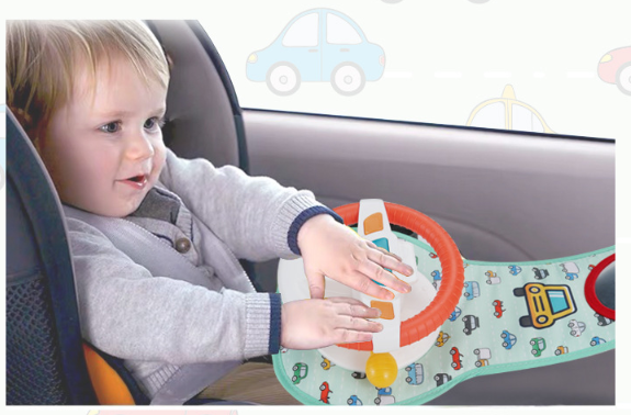 Baby Kids Eletric Simulation Steering Wheel Toy