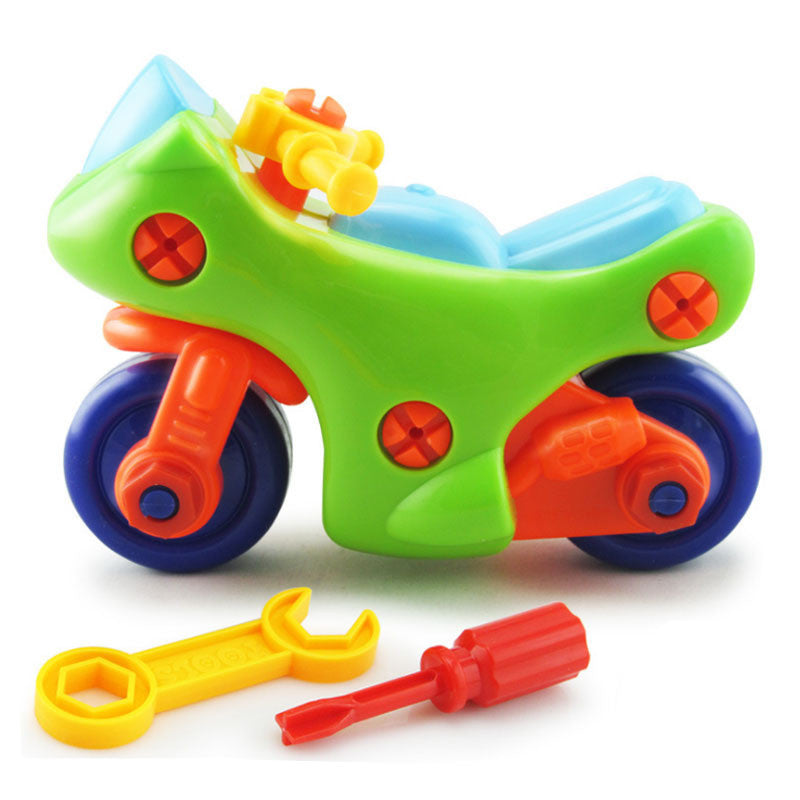 Children's Toys Detachable and Assembled Motorcycle