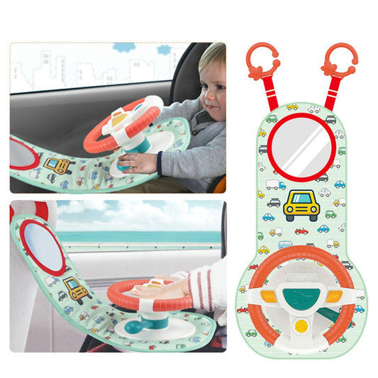 Baby Kids Eletric Simulation Steering Wheel Toy