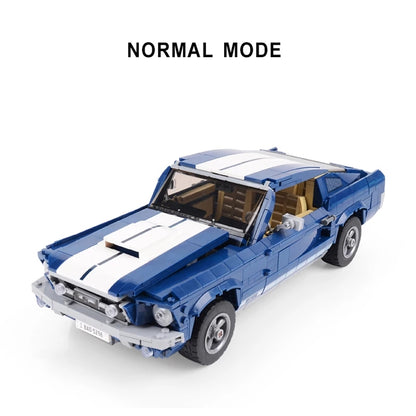 Ford Mustang GT Racing Assembled Building Block Toys