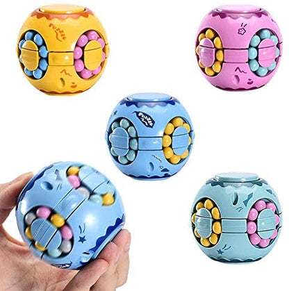 Intelligence Fingertip Checkered Educational Toys Bean Rotating Toy