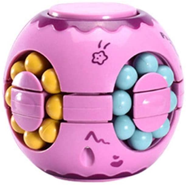 Intelligence Fingertip Checkered Educational Toys Bean Rotating Toy