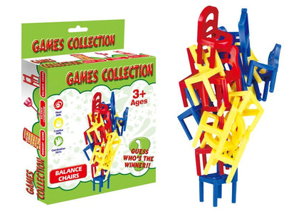 Board Game Balance Chairs Adult Kids Stacking Game Pipelines