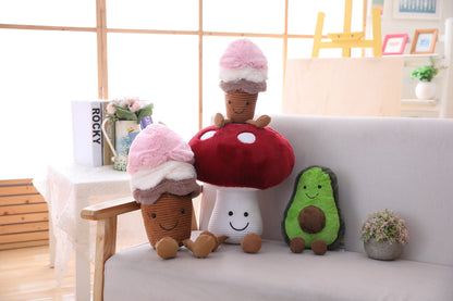 Mushroom Toast Bread Doll Machine Doll Toy