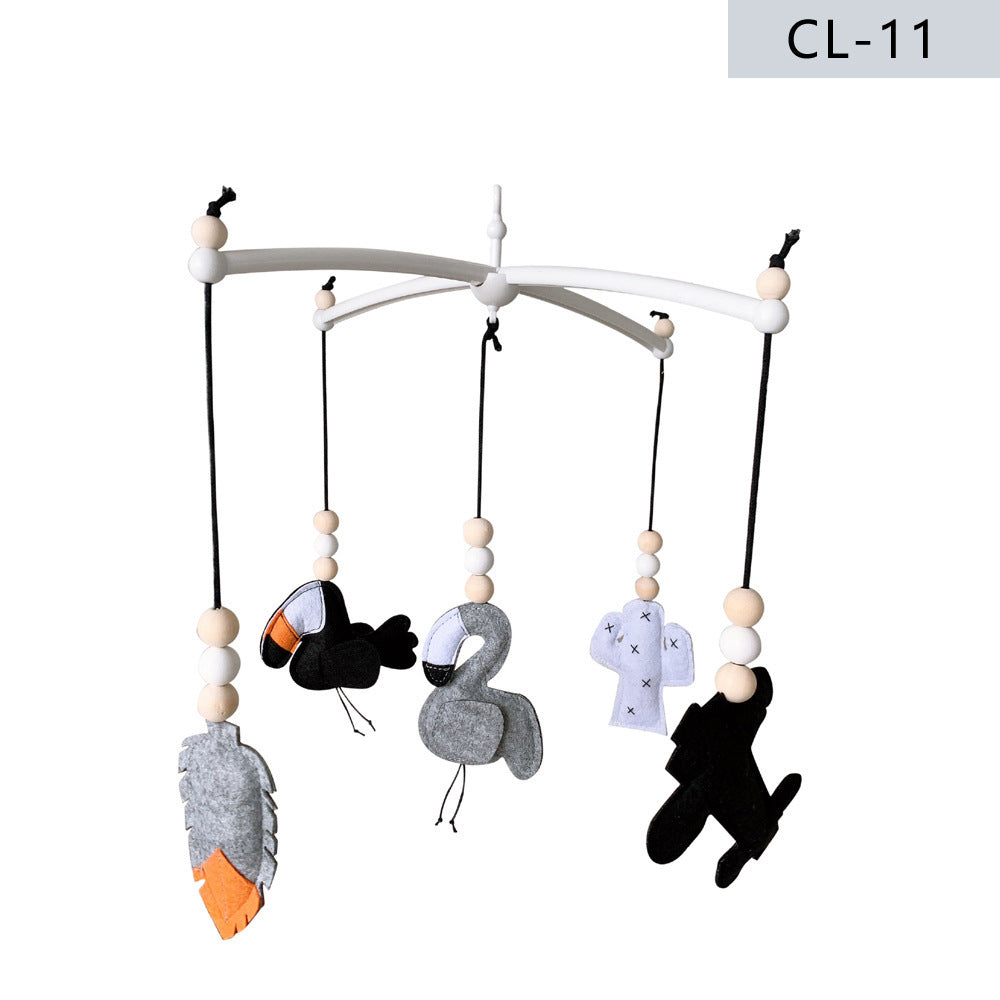 Nordic Style Crib Felt Wind Chime Crib Bell