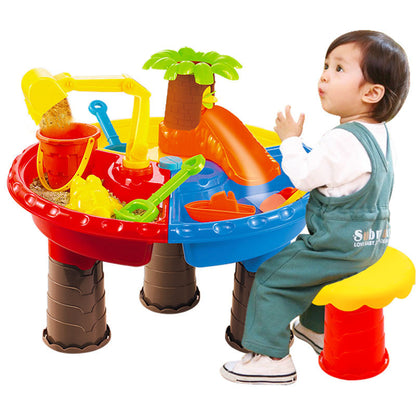 Children'S Boys Outdoor Large Beach Play Sand Table Set