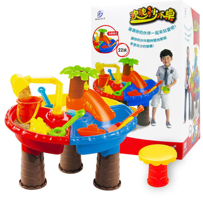 Children'S Boys Outdoor Large Beach Play Sand Table Set