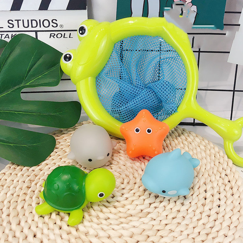 Baby Cute Animals Bath Toy Swimming Water Toys Soft Rubber Float