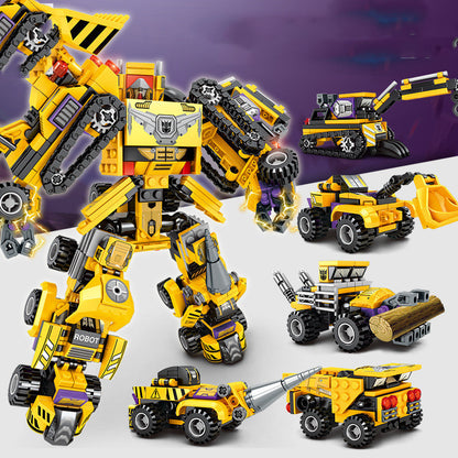 Deformation And Building Block Toys