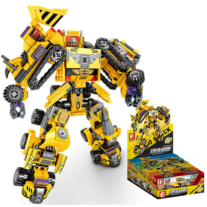 Deformation And Building Block Toys