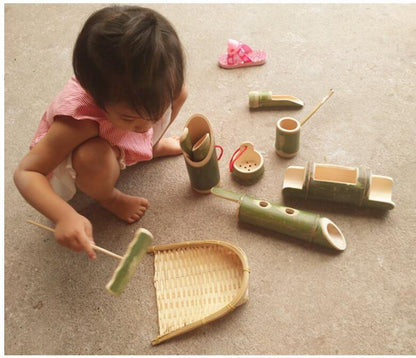 Bamboo tube toys, bamboo products, children''s sand water toys