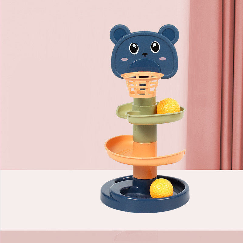 Baby Jenga Rolling Tower Rolling Ball  N Shooting Ball Rolling Ball Toy