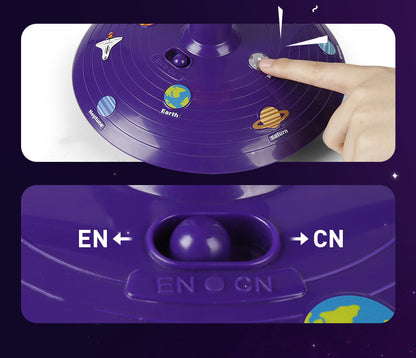 Colorful Solar System LED Sky Projector Rotating Voice Control Music