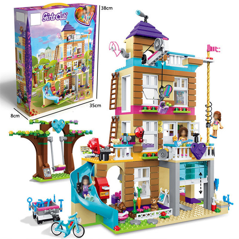 Aisha Frozen Castle Romance Assembled Children'S Toy Gift