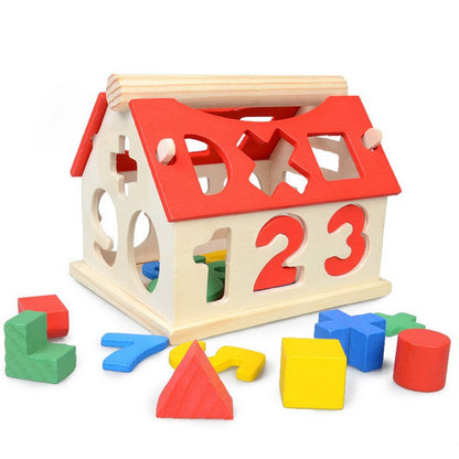 Children's building block toys, educational digital house toys