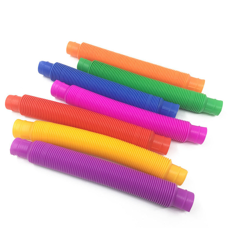 Colorful Fidget Pop Tube Toys for Kids Pipe Sensory Tools