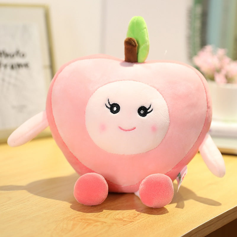 Lifelike Dragon Fruit Peach Plush Toys