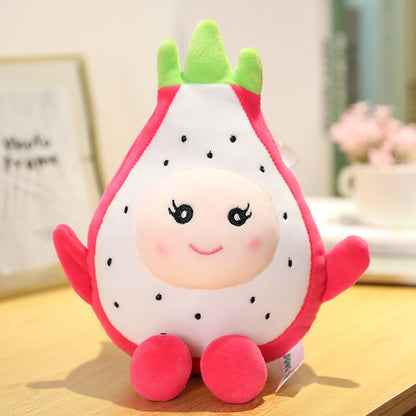 Lifelike Dragon Fruit Peach Plush Toys