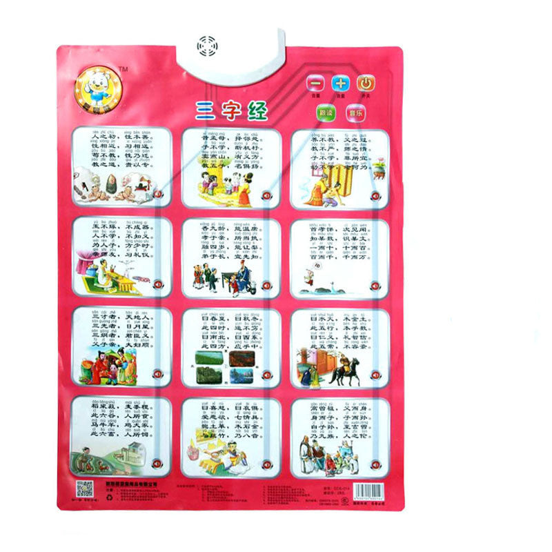 Baby Audio Wall Chart, Point to Read Pronunciation Toys