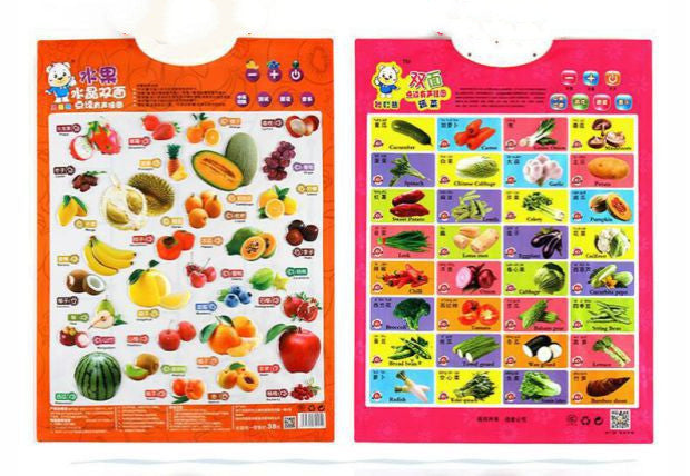 Baby Audio Wall Chart, Point to Read Pronunciation Toys