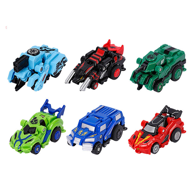 Creative Jumping Warrior Deformation Battle Toy Car Bounce Transformation