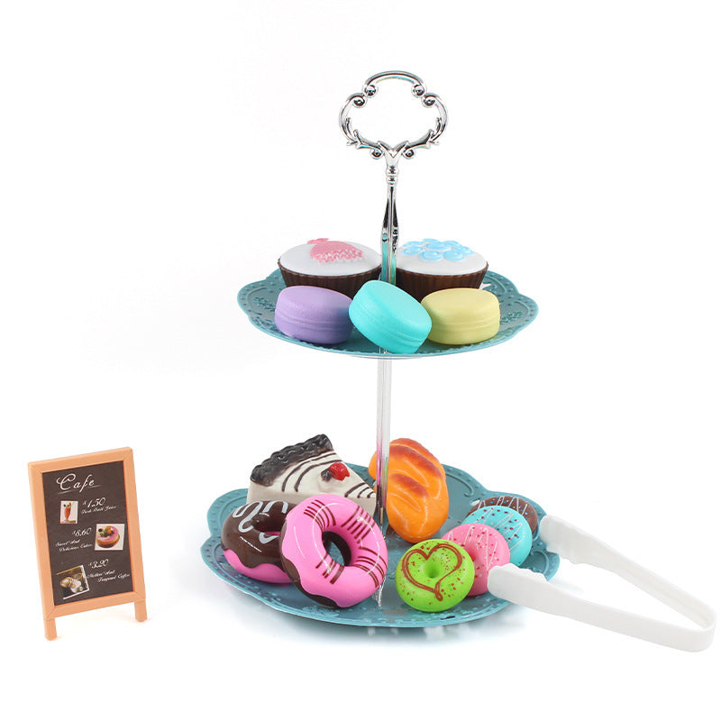 Simulation Coffee Snack Afternoon Tea Set Children's Play House Toys