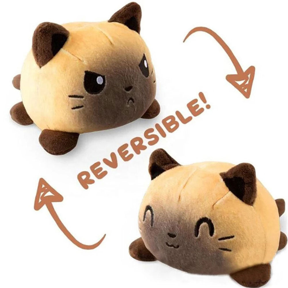 Reversible Flip Cat Cartoon Anime Flip