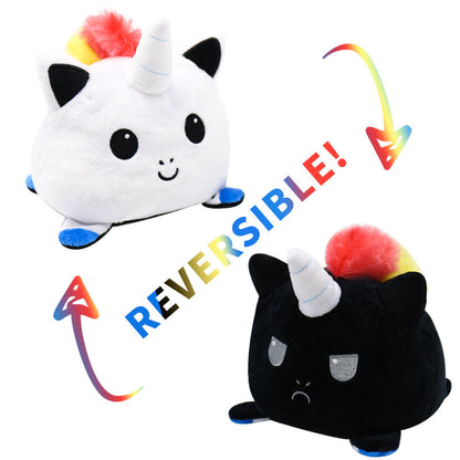 Reversible Flip Cat Cartoon Anime Flip