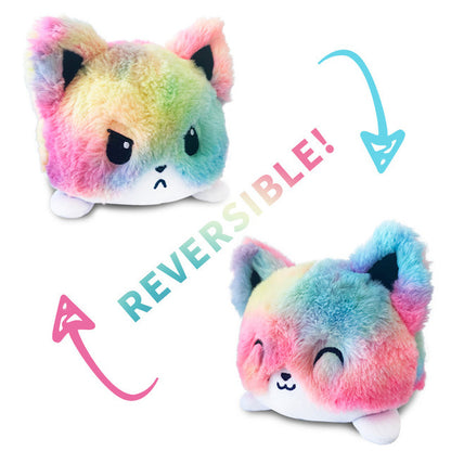 Reversible Flip Cat Cartoon Anime Flip