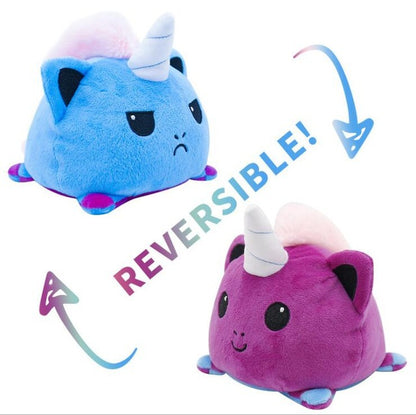 Reversible Flip Cat Cartoon Anime Flip