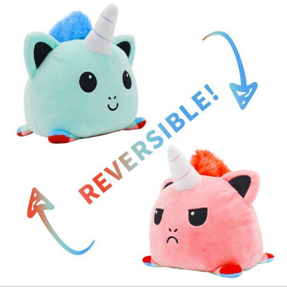 Reversible Flip Cat Cartoon Anime Flip