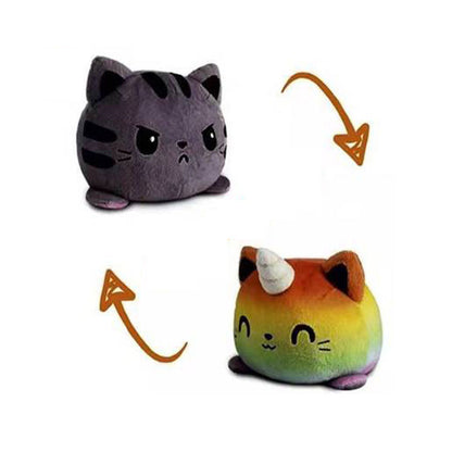 Reversible Flip Cat Cartoon Anime Flip