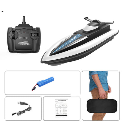 RC Boat Toy High Speed Racing Boat Waterproof 2.4G Electric Radio