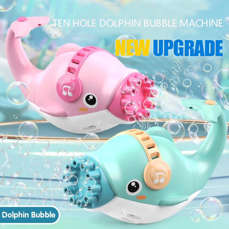 Ten-hole Dolphin Bubble Machine – Children Toys Store