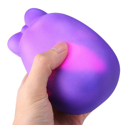 Slow Rebound Toys Temperature Change Color Fruit Bow Squishy Temperature Change Toys