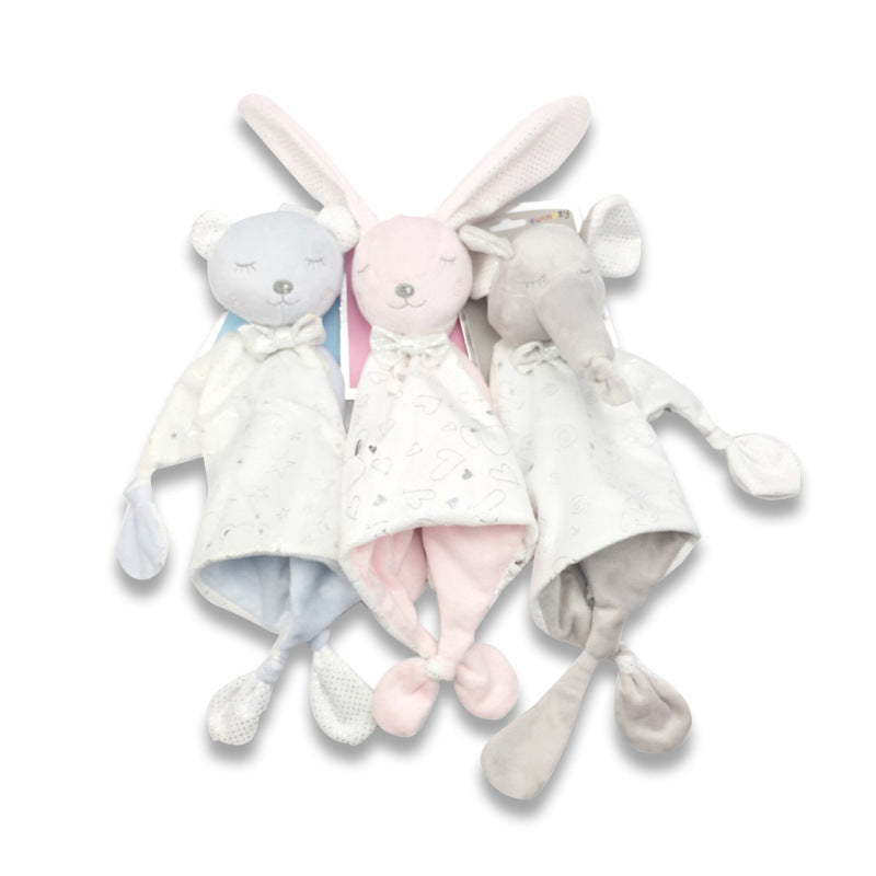 Skin-friendly Toys Animal Rabbit Baby Comforter Baby Towels