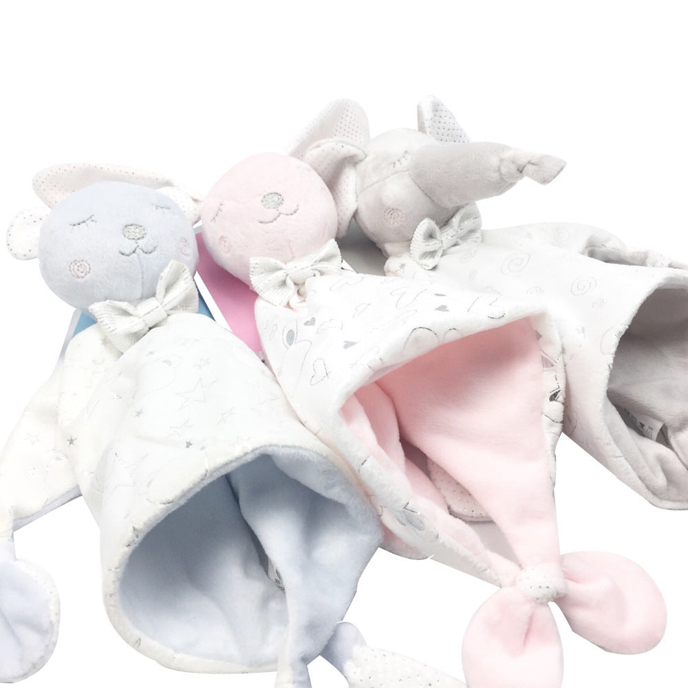 Skin-friendly Toys Animal Rabbit Baby Comforter Baby Towels