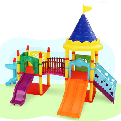 Piggy Land Slide Playground Amusement Park Happy Castle Play House Toys