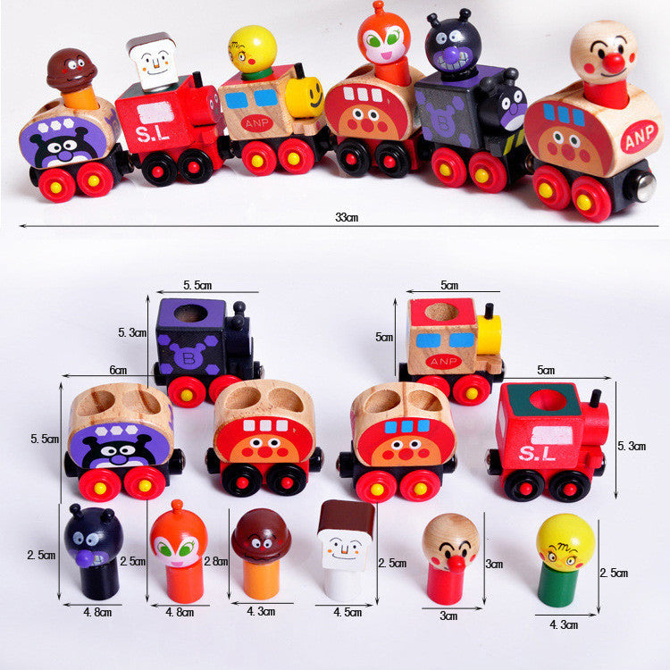 Train Puppet Toy Shape Recognition Model Toy