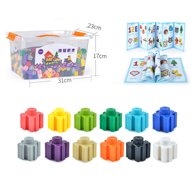 Particle Building Blocks Children's Fight Inserting Baby Toys